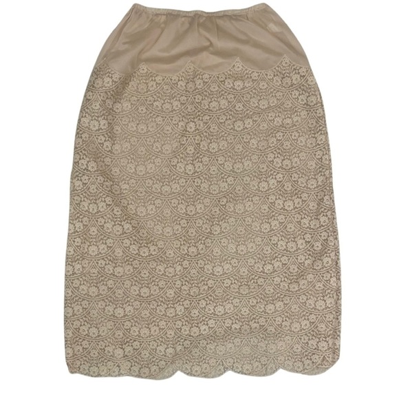 VINTAGE Van Raalte Floral Lace Fabulance Half Slip - Picture 1 of 9